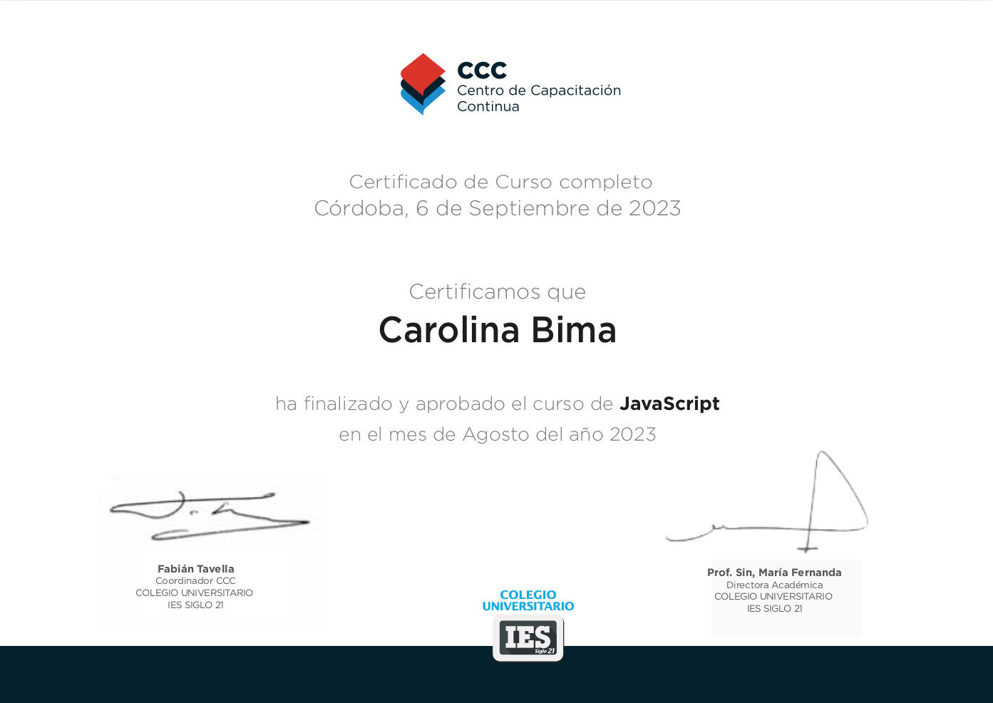 Javascript (Vates - Colegio Universitario IES Siglo XXI)