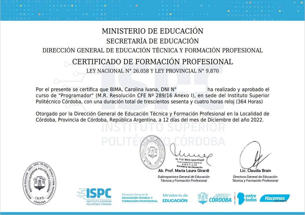 Insituto Superior Politécnico Córdoba