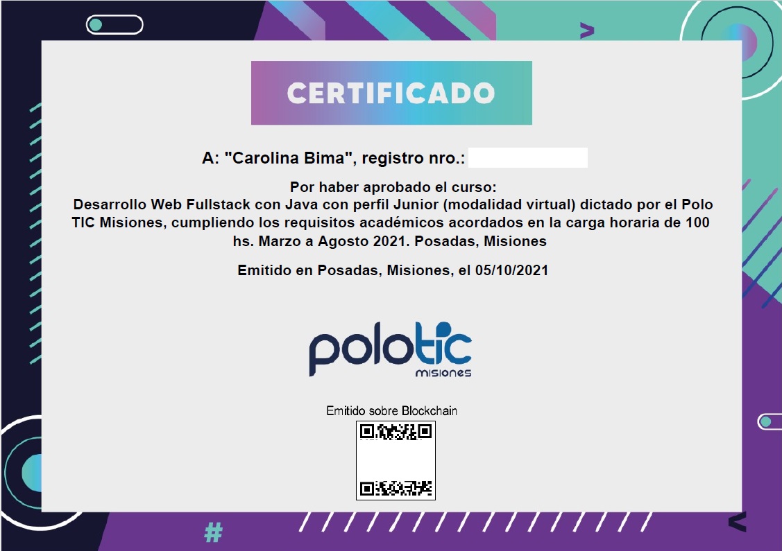 Programador web Full Stack con Java